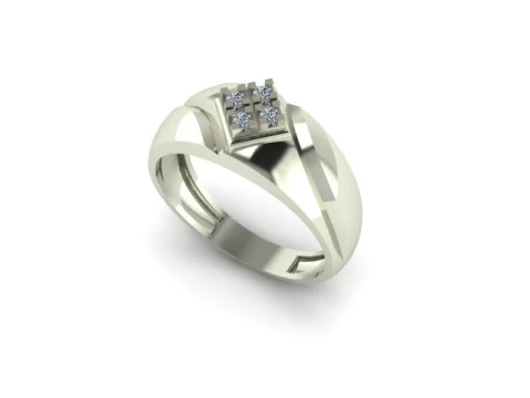 Men ring for daimonds 3D Model
