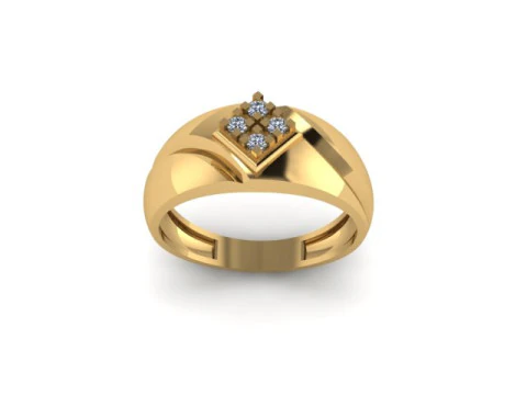 Men ring for daimonds 3D Model