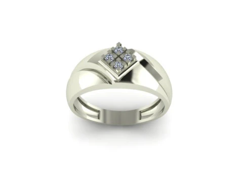 Men ring for daimonds 3D Model