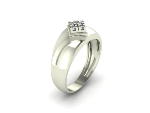 Men ring for daimonds 3D Model