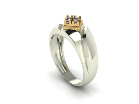 Men ring for daimonds 3D Model