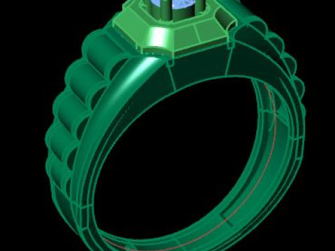 Men ring 3D Модель