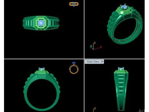 Men ring 3D Модель