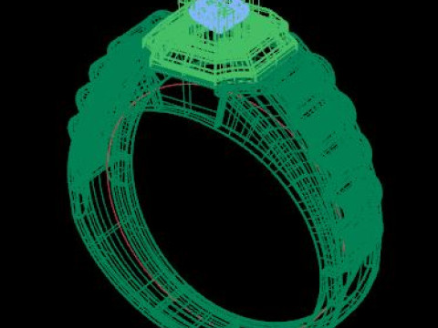 Men ring 3D Модель