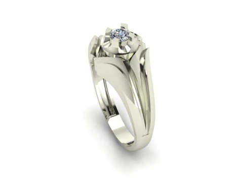 Men ring for daimonds 3D Model