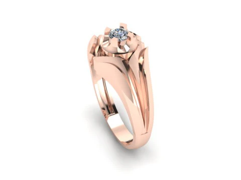 Men ring for daimonds 3D Model