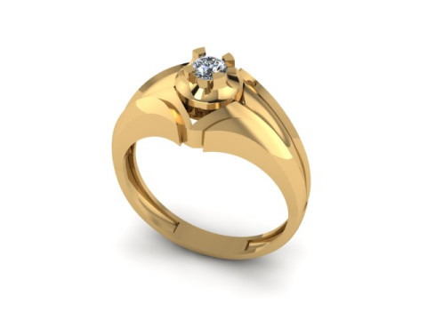 Men ring for daimonds 3D Модель