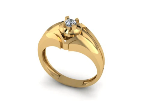 Men ring for daimonds 3D Model