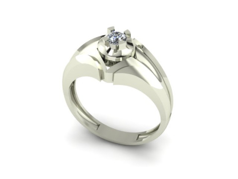 Men ring for daimonds 3D Модель