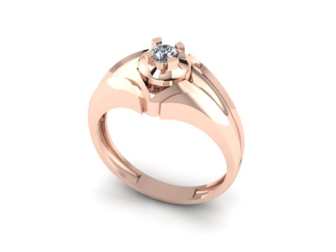 Men ring for daimonds 3D Модель