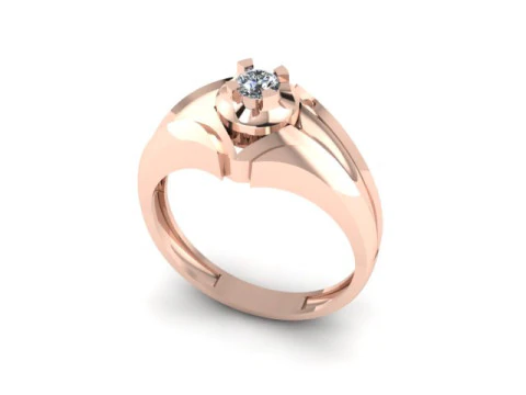 Men ring for daimonds 3D Model