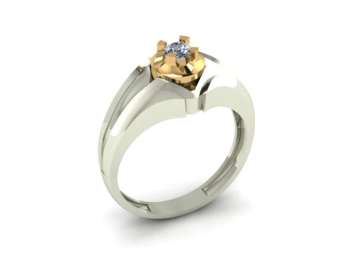 Men ring for daimonds 3D Model