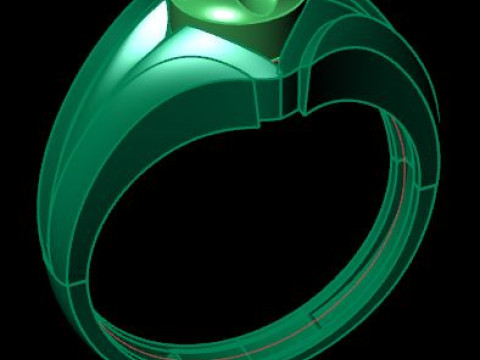 Men ring for daimonds 3D Модель