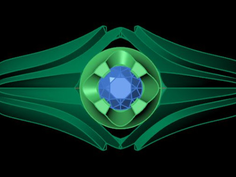 Men ring for daimonds 3D Модель