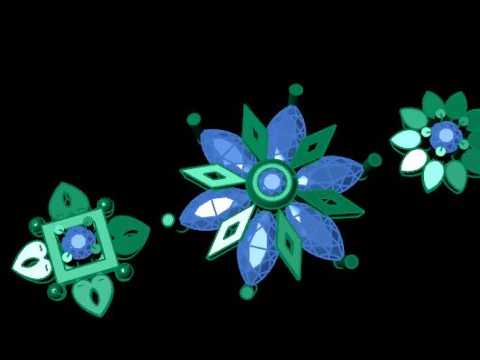 Daimond nose pins 3D Model