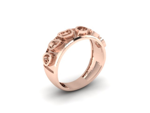 Beautyfull ring onley stl file for free download 3D Model