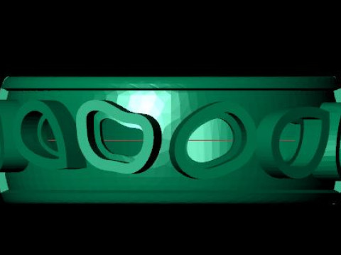 Beautyfull ring onley stl file for free download 3D Model