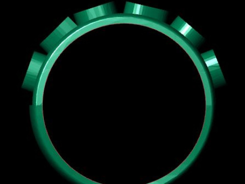 Beautyfull ring onley stl file for free download 3D Model