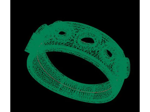 Beautyfull ring onley stl file for free download 3D Model