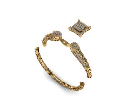 Beautyfull ring onley stl file for free download 3D Model