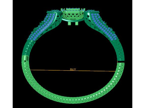 Beautyfull ring onley stl file for free download 3D Model