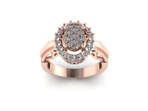 Fancy ring for dimonds Modèle 3D