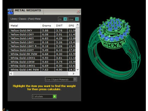 Fancy ring for dimonds Modèle 3D