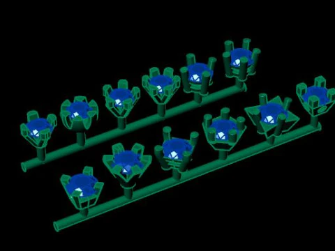 Single daimond woman nose pins 3D Model