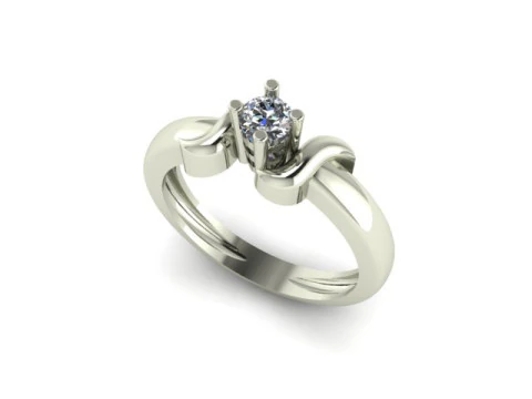 Solitair ring 3D Model