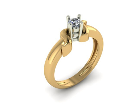 Solitair ring 3D Model