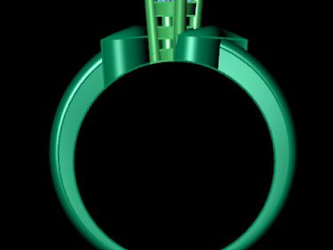 Solitair ring 3D Model