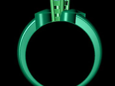 Solitair ring 3D Model