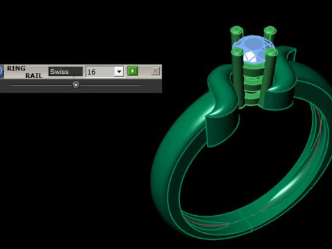 Solitair ring 3D Model