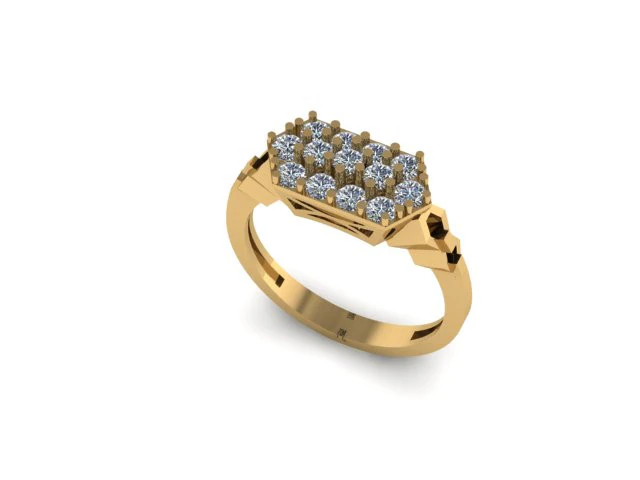 Daimond ring 3D Model .c4d .max .obj .3ds .fbx .stl .blend 