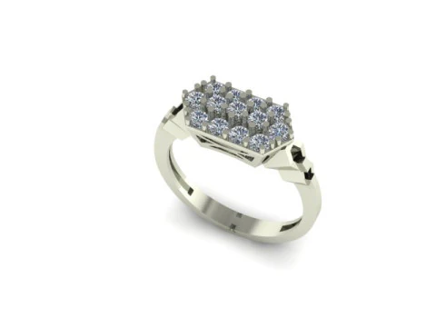 Daimond ring 3D Model