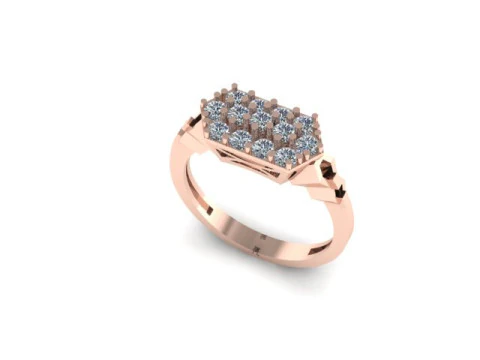 Daimond ring 3D Model