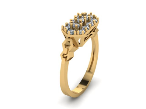 Daimond ring Model 3D