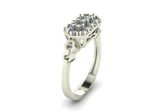 Daimond ring 3D Model
