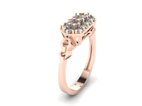 Daimond ring 3D Model
