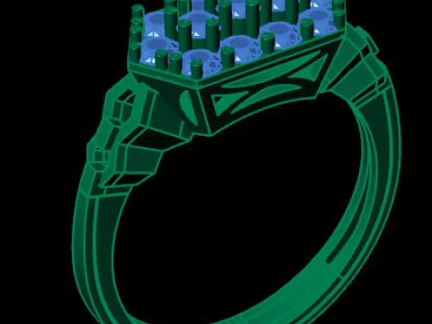 Daimond ring 3D Model