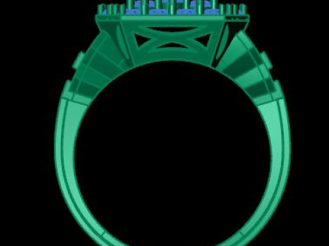 Daimond ring Model 3D