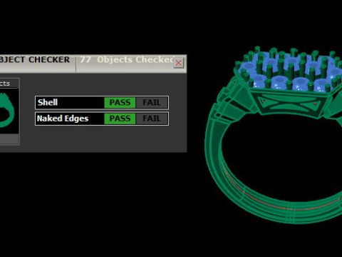 Daimond ring Model 3D