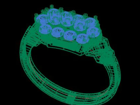 Daimond ring 3D Model