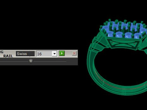 Daimond ring Model 3D