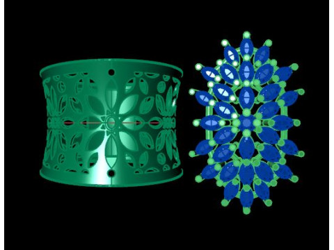 Engagement Wedding Solitaire Marquise colour stone 3D Model