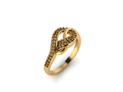 Daimonds ring 3D Model