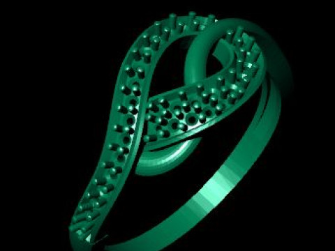 Daimonds ring 3D Модель