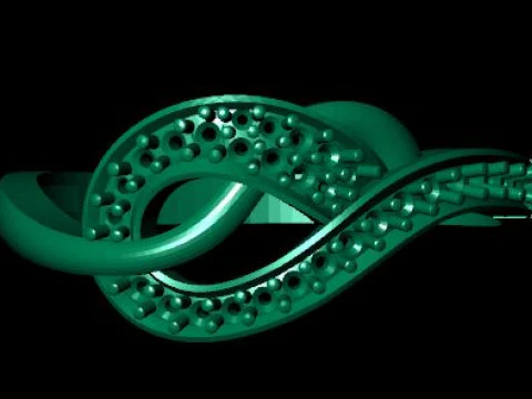 Daimonds ring 3D Model