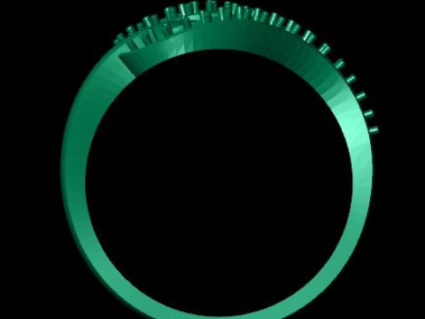 Daimonds ring 3D Модель