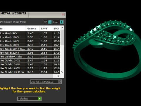 Daimonds ring 3D Модель